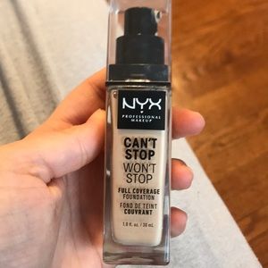 NYX cant stop wont stop foundation